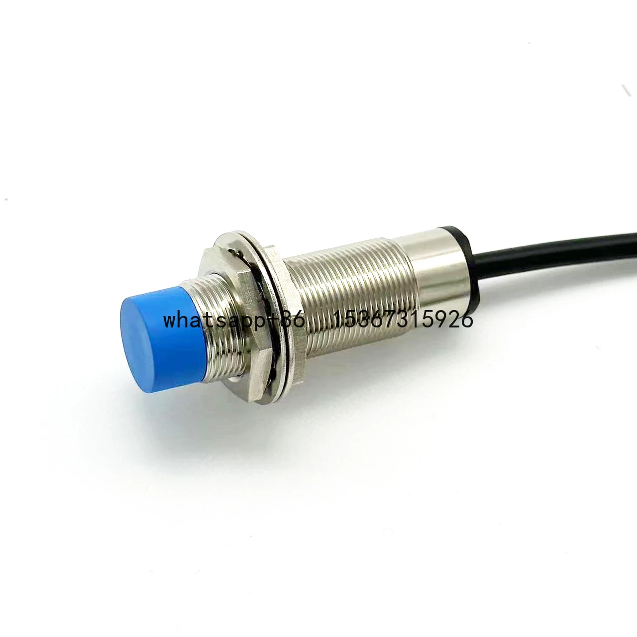 M18 Inductive type sensor PNP NO 8mm/12mm double distance metal detection proximity switch 24VDC high quality proximity sensor