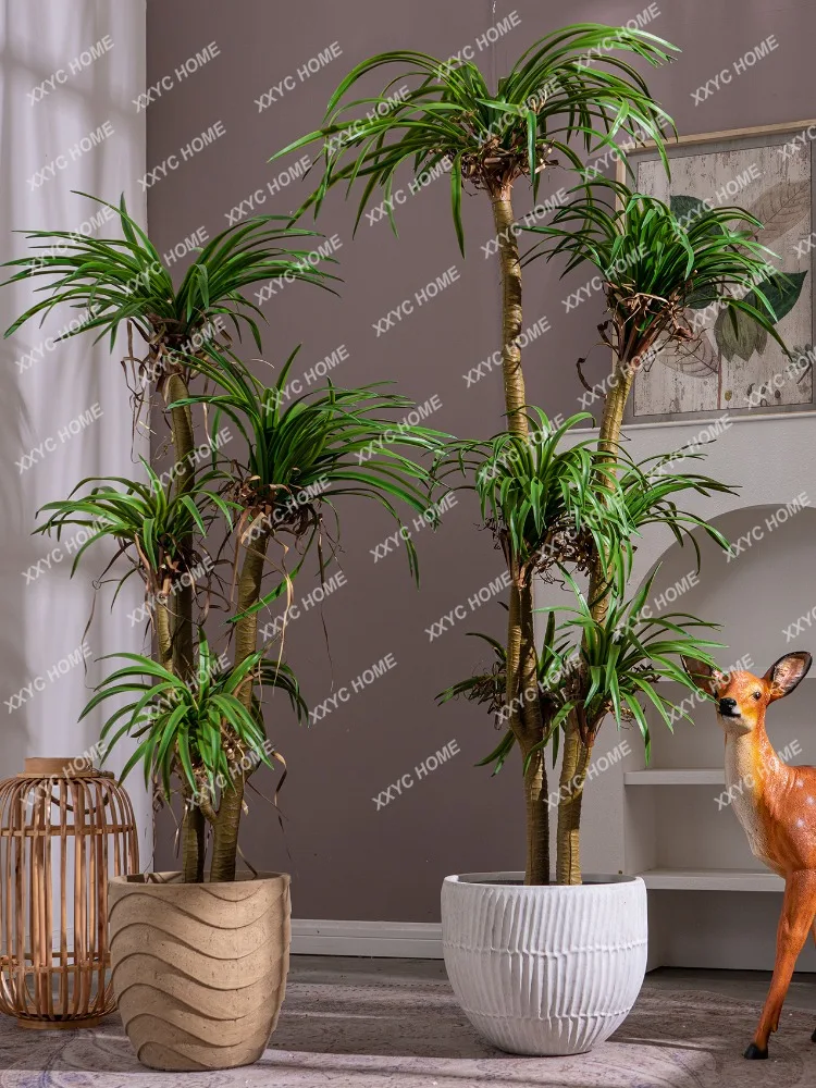 Tropikalna dracena Dracaena Marginata symulacja zielonej rośliny bioniczne sztuczne drzewa krajobraz roślin dekoracji wnętrz salonu