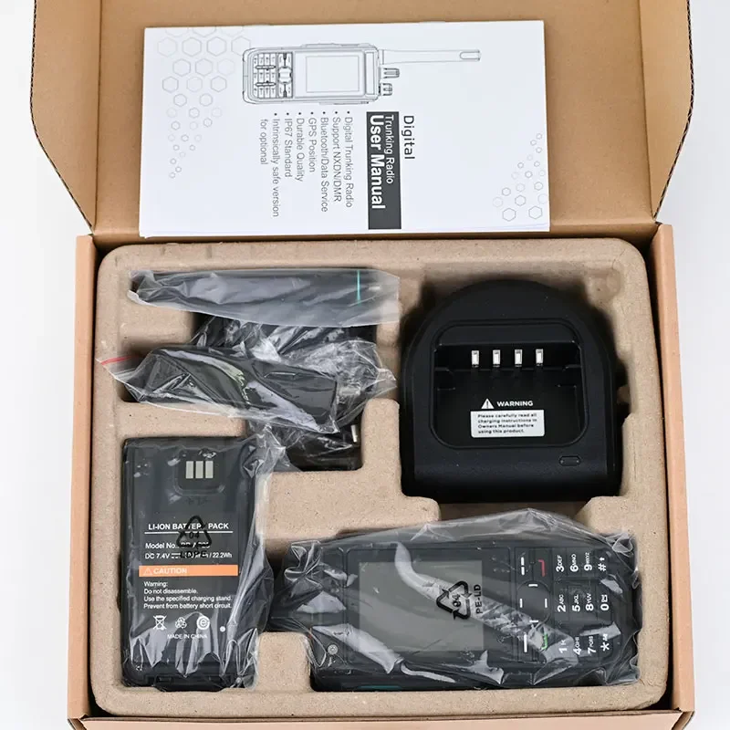 TSHICOM IP67 جهاز اتصال لاسلكي رقمي احترافي مقاوم للماء ومقاوم للانفجار مع نظام تحديد المواقع العالمي (GPS).