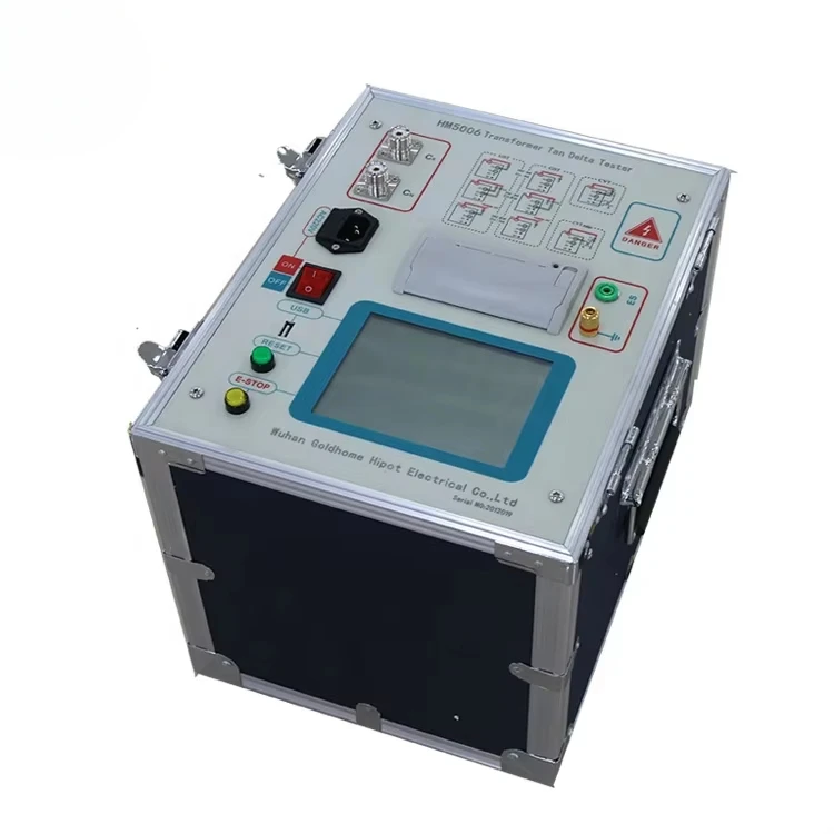 HM5006 Schering Bridge Tangent Delta Test Set Transformer Tan Delta and Power Factor Tester