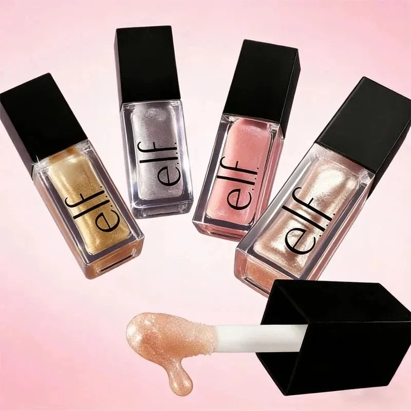 Popular E.l.f Lip Gloss Glow Reviver Plumping with Fine Glitter Lip Oil Lip Balm Power Grip Primer Base Gripper Pre Makeup Gel