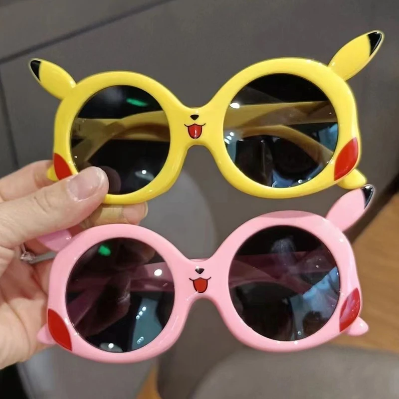 

Pokemon Pikachu Kawaii Cartoon Sunglasses Creative Personality Children Sunglasses Children Accessories Children's Favorite Gift