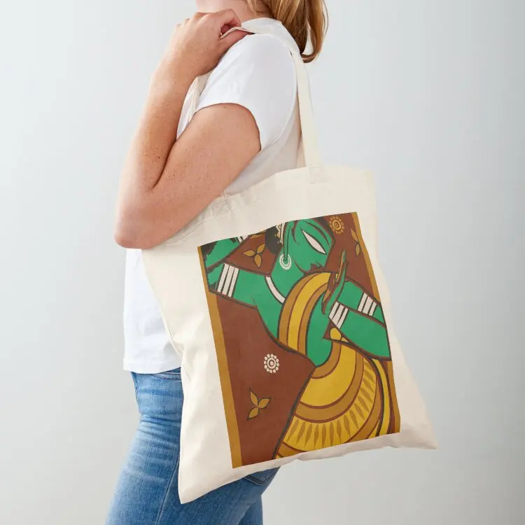 Dancing Gopi by Jamini Roy Tote Bag shoping bag great bag eco folding Reusable bags