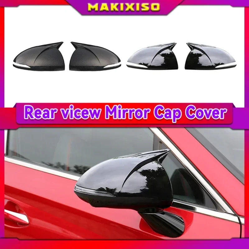 

Carbon Fiber Side Wing Mirror Rearview Mirror Cover Shell Cap Housing Replace for Hyundai Sonata DN8 2020 2021