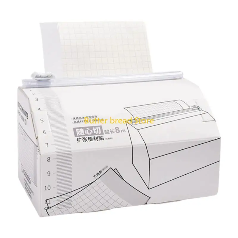 W89C Pull Out Adhesive Note with Built in Safety Cutter 8.74yards Long for Notebook