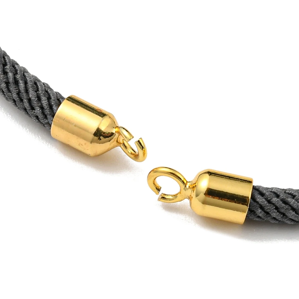 PandaHall 20-teiliges Nylon-Armband-Set, umweltfreundliche Messingbeschläge mit Karabinerverschlüssen für die Herstellung von DIY-Schmuckarmbändern – Detail 16