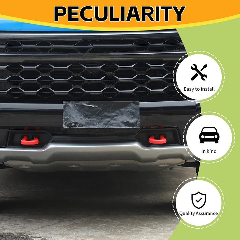 BAWA TPE Car Front Trailer Environmental Protection Cover For Chevrolet Silverado/GMC-SIERRA 2014-2024 Accessories