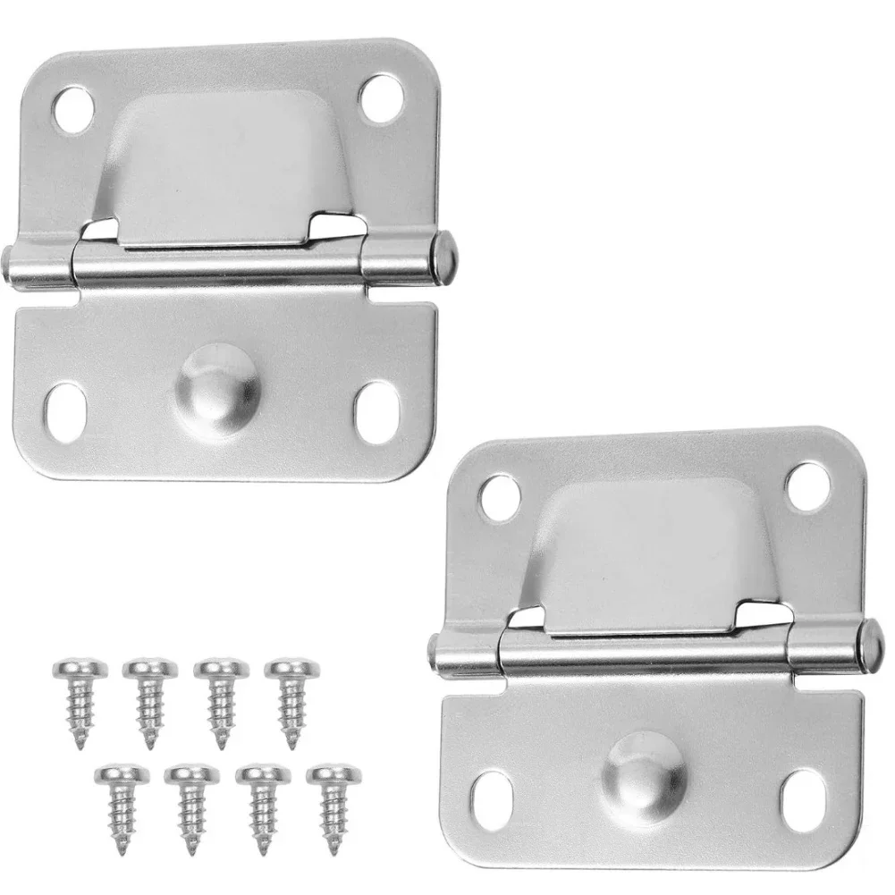 Camping Cooler Stainless Steel Hinges with Screws for Coleman Cooler 2 3 x 2 Inches Replacement Hardware Set for Outdoor Use