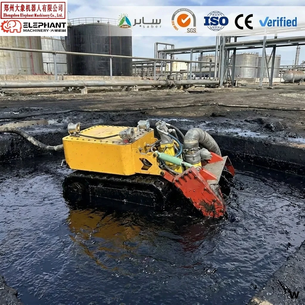 Non-man Entry Tank Cleaning Robot for Hazardous Waste Sludge Removal with Heavy Duty Industrial Tank Cleaner for Sale