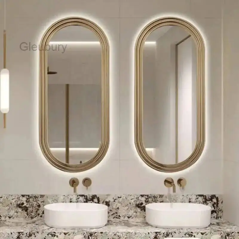 Toilet Decorative Wall Stickers Mirror Mirrors With Light Room Decorations For Bedroom Wall Art Ornaments Baby Room Decoration