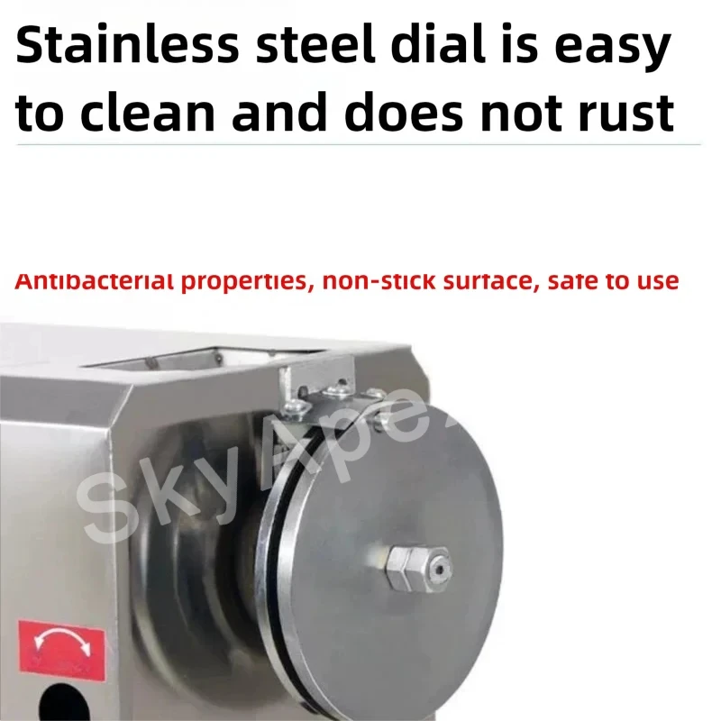 Commercial Automatic Noodle Slicer Machine Stainless Steel Horizontal Knife Cut Noodle Maker Electric Dough Press for Ramen Shop