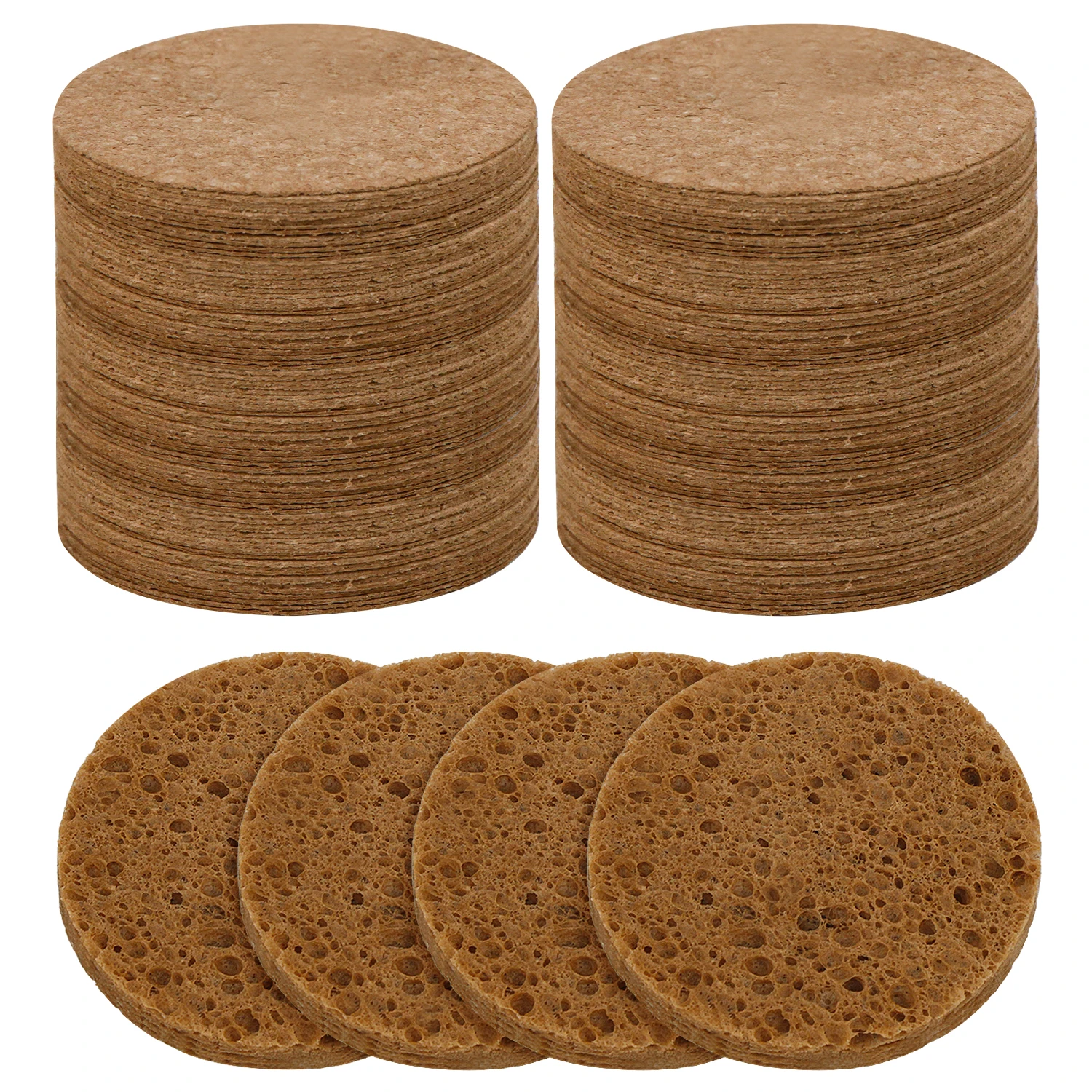 إسفنجة العلاج المائي لمستحضرات التجميل المضغوطة للوجه مناسبة للتنظيف اليومي وإزالة المكياج والتقشير #1