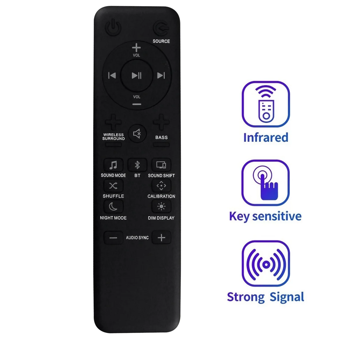 Replace Remote Control for JBL BAR/2.1/3.1/5.1 BAR 2.1 Sound Bar, BAR 3.1 Sound Bar, BAR 5.1 Sound Bar