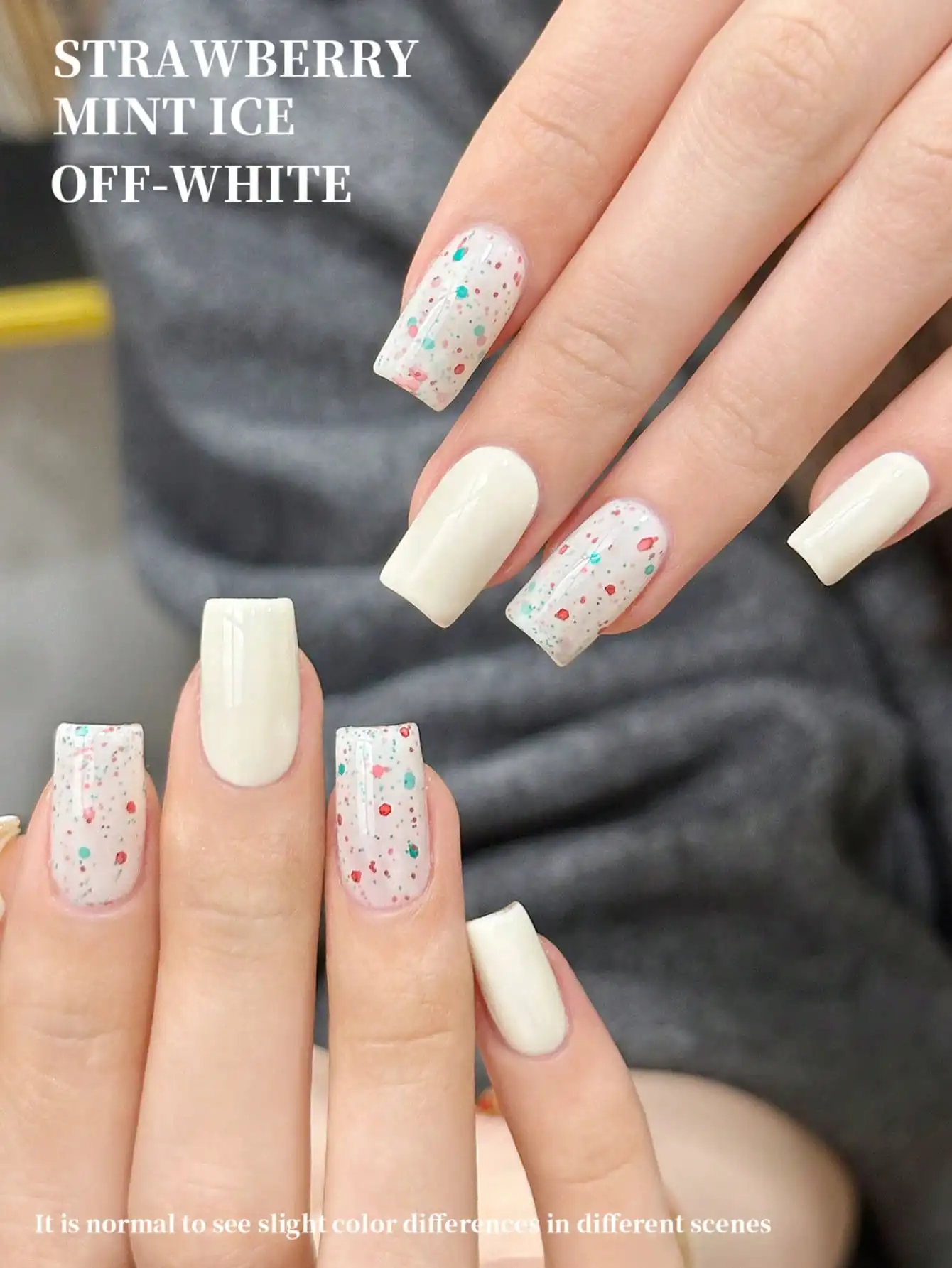 XEIJAYI 2 pièces 15ml diamant cassé ongles de noël automne et hiver Gel vernis à ongles pour salon nail art bricolage