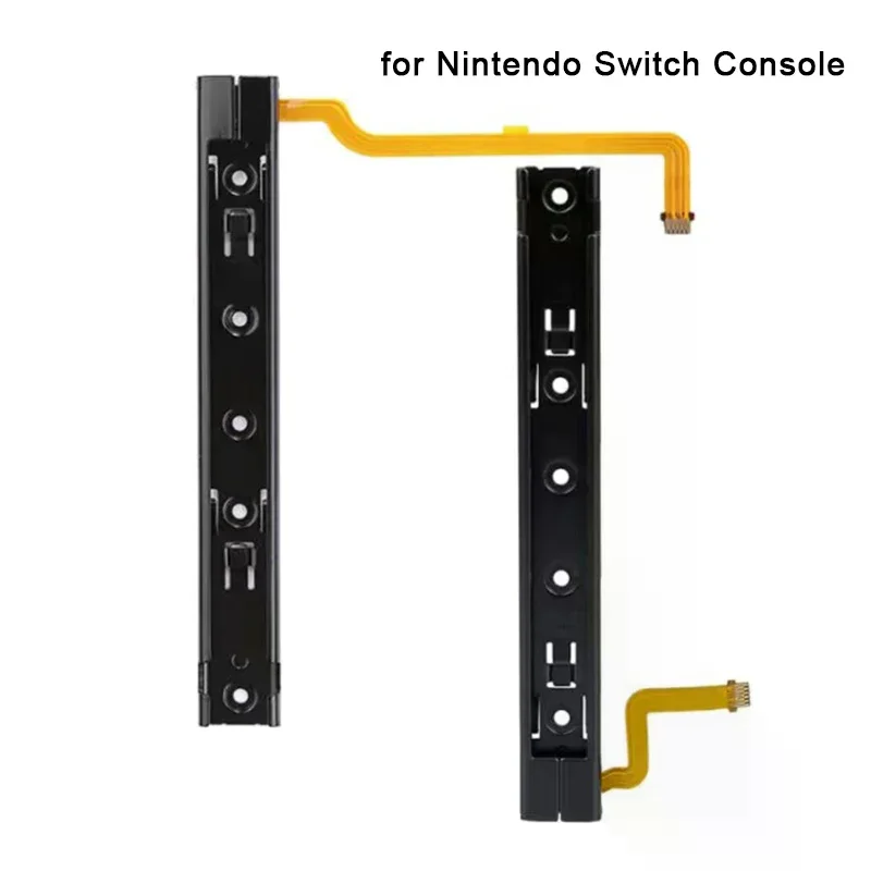 Right and Left Slide Rail with Flex Cable Fix Part for Nintendo Switch Console NS Rebuild Track Original Repair Part Accessories