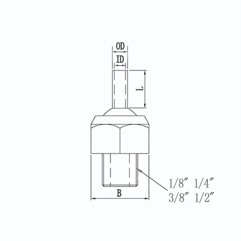 Stainless Steel CNC Lathe Tool Tower Spray Water Cooling Adjustable High Pressure Coolant Nozzle