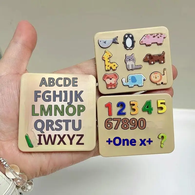 Z. 1 Set Miniature Simulation Model Dollhouse Letter Numbers Block Puzzle Sorting Math Bricks Small Ornament Toys For Children