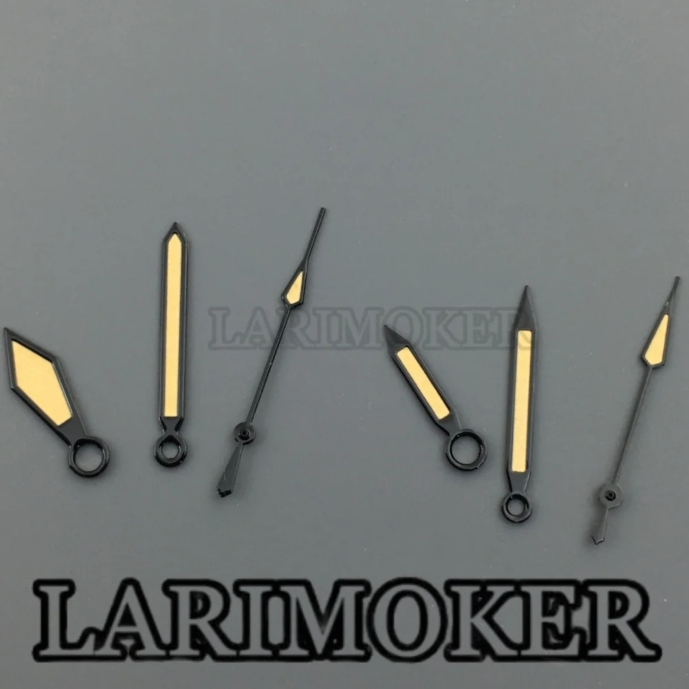 مؤشر ساعة LARIMOKER أخضر مضيء مناسب لأجزاء ساعة الحركة الأوتوماتيكية NH35 PT5000 #1