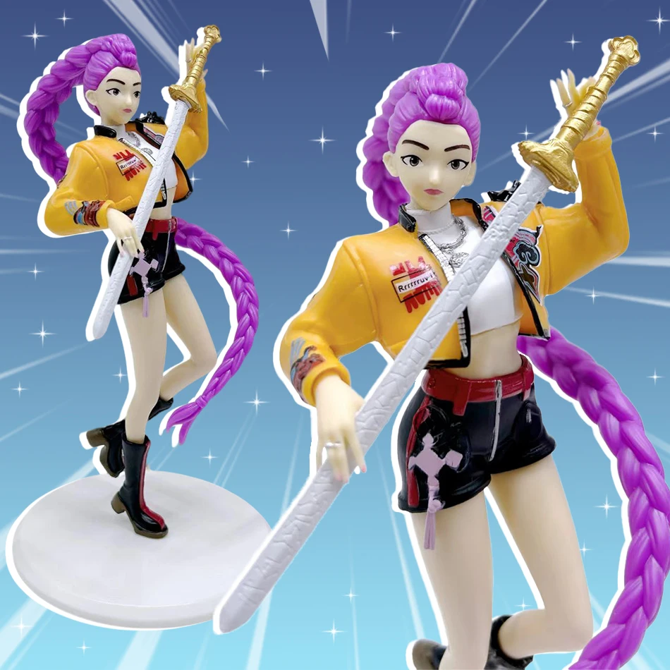 أنيمي Kpop فيلم شيطان الصيادين عمل الشكل لعبة رومي تمثال جمع دمية ديكور أنيمي تحت عنوان تمثال تحصيل العنصر هدية