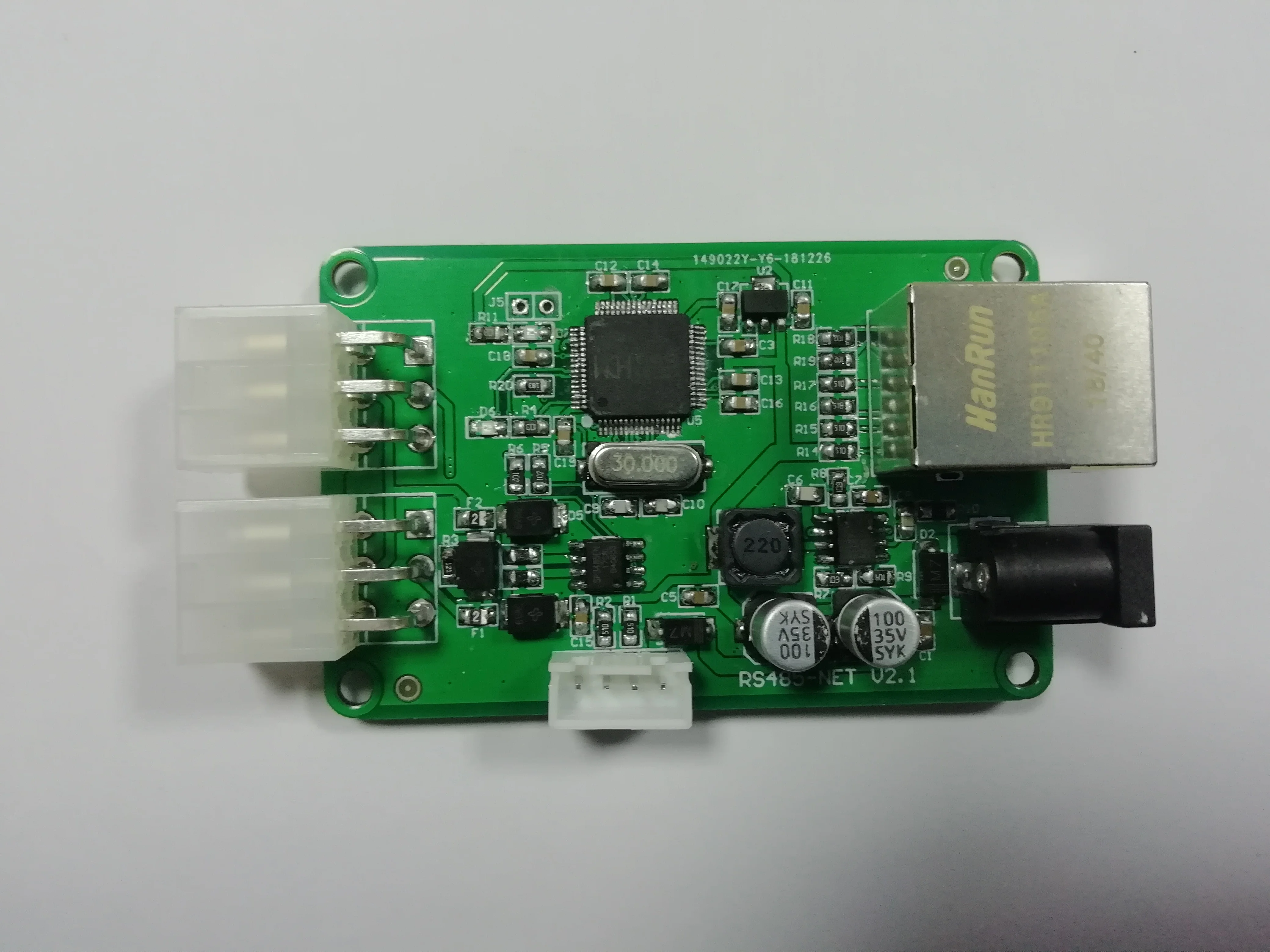 Serial port server module 485 to network port module lock control board network port communication TTL to network port
