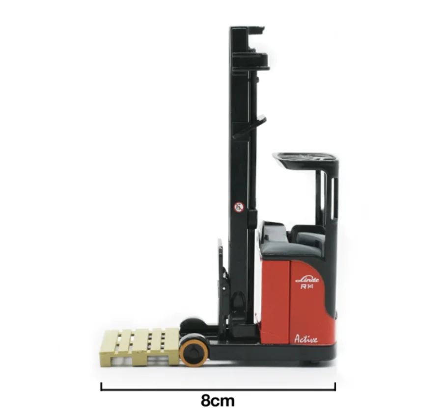 Diecast Metal Alloy 1:25 Scale Linde R14 R16S Electric Forklift Engineering Machinery Truck Model Toy