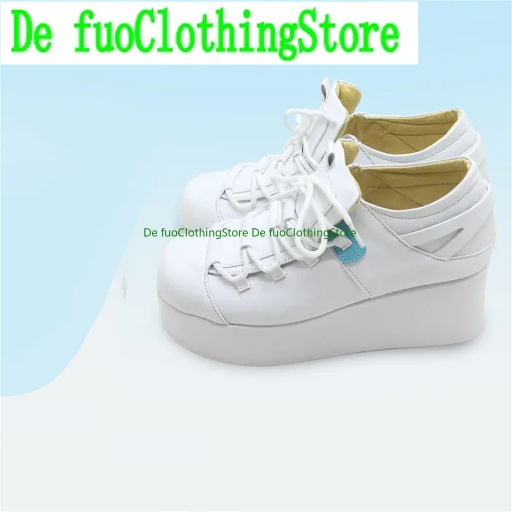 الأزرق الأرشيف Nekozuka Hibiki تأثيري أحذية الأحذية لعبة أنيمي كرنفال حفلة الهالوين عيد الميلاد Defu متجر الأحذية