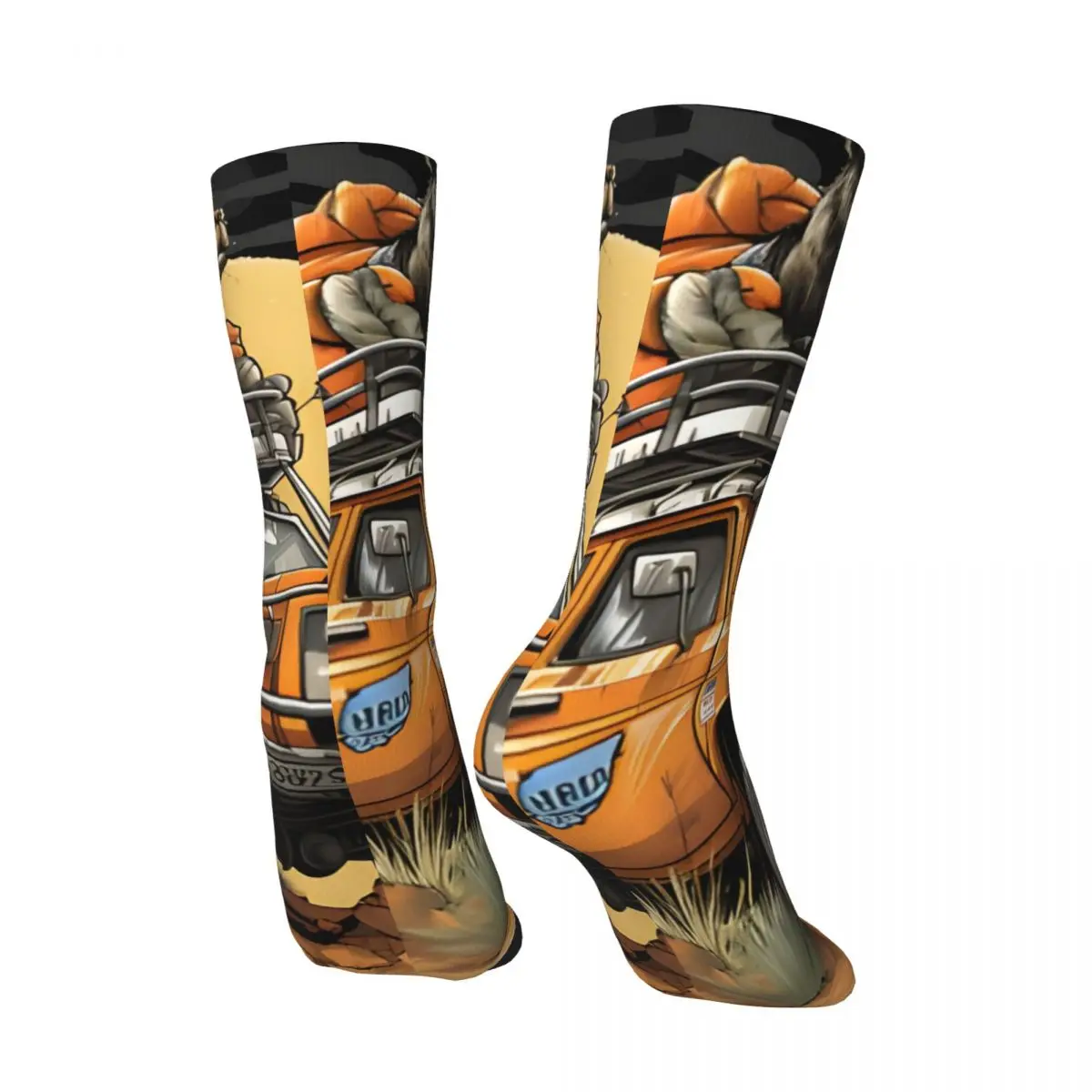 Funny Men's Socks Vintage Harajuku C-Camel Trophy Street Style Novelty Casual Crew Sock