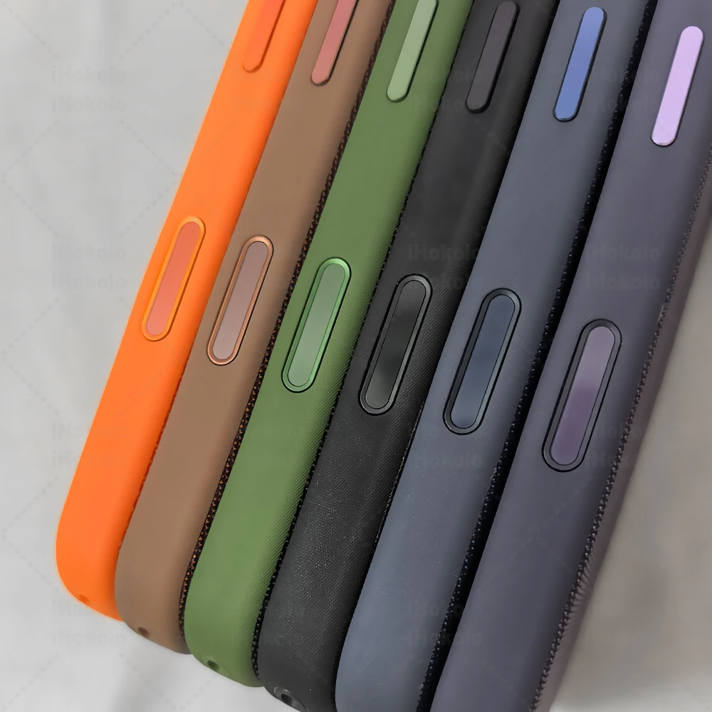 Oryginalne etui technologiczne z tkaniny do iPhone'a 17 Air 16 15 14 13 Pro Max z kontrolą aparatu, magnetyczne, kompatybilne z bezprzewodowym ładowaniem Magsafe. — zdjęcie produktu 3