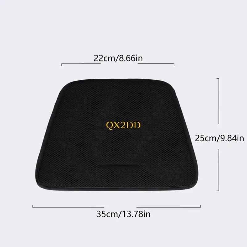 QX2D Baby Pram Cart Cushion Breathable Polyester Nonslip Design Easy Cleaning