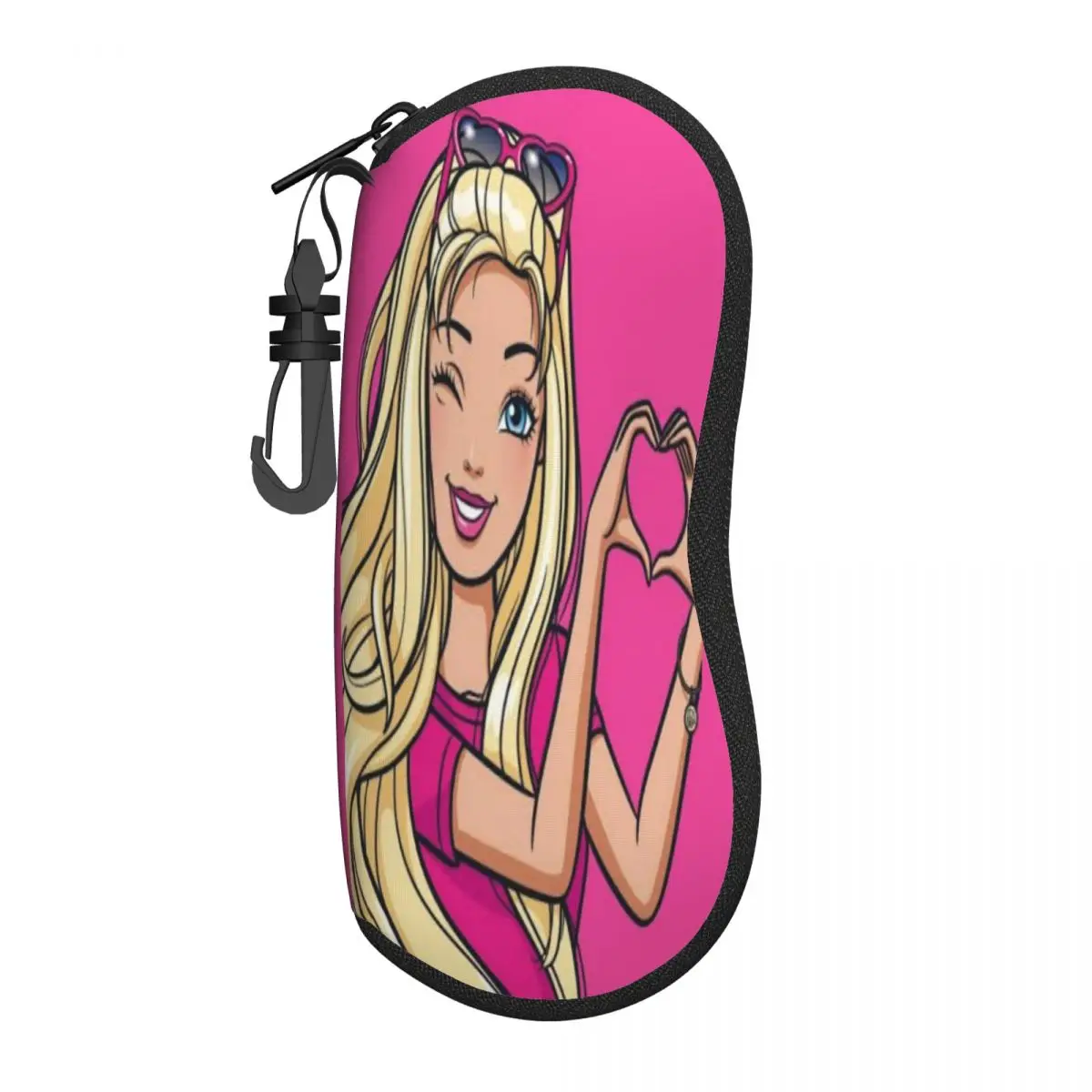 

Barbie Ultra-Light Soft Shell Glasses Case - Compact and Portable Eyewear Case for Travel, School, and Daily Use