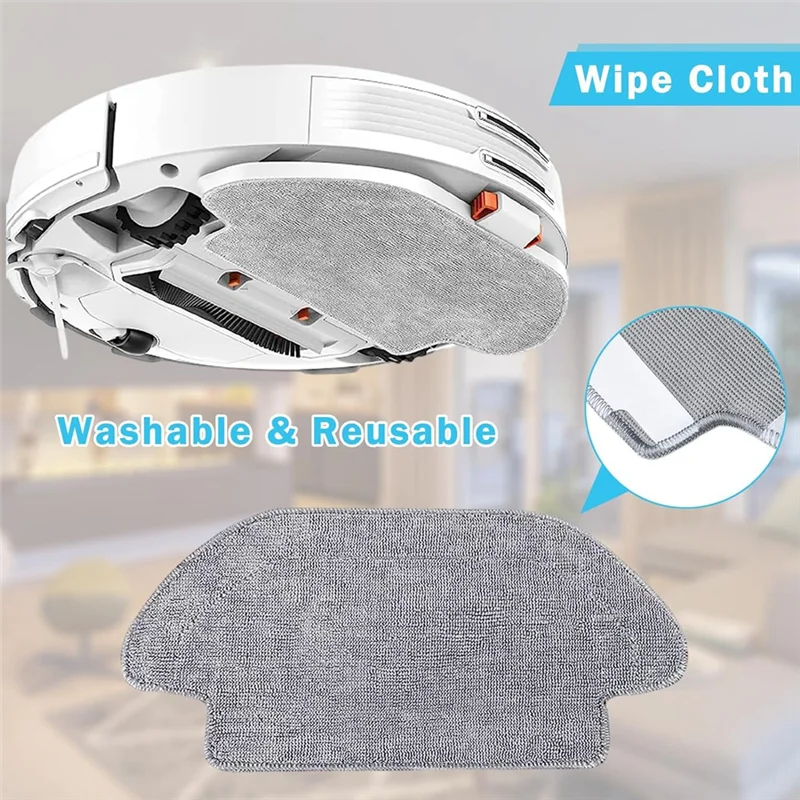 Piezas de repuesto estables para Xiaomi Mi Robot aspirador XMSTJQR2S/Mop 2S/STYJ02YM Cepillo Lateral principal filtro Hepa paño de mopa