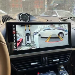 Carplay Auto Android 14.0 12G+256G 1920*720 4G LTE Car DVD Player GPS Map WIFI Bluetooth RDS Radio For Porsche Cayenne 2011-2018