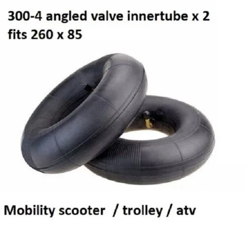 2PCS Inner Tube 3.00-4 300-4 260X85 Tube  For Mobility Scooters Trolleys Replacement Inner Tire