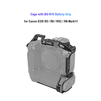 For SmallRig Cage for Canon EOS R5 / R6 / R5C / R6 Mark II / R6 Mark III with BG-R10 Battery Grip Camera Cage 3464B