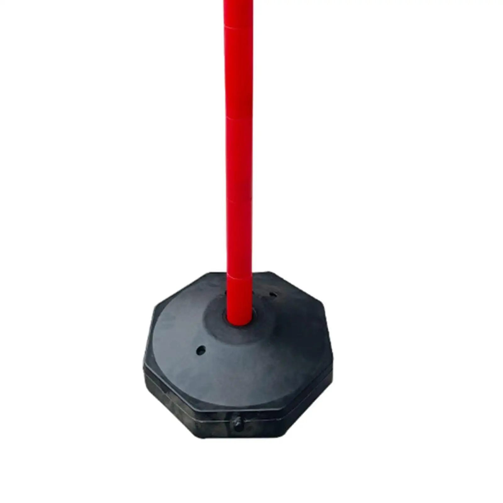 عمود ركن مخروطي لمرور المرور مقاس 33 بوصة مع قاعدة قابلة للتعبئة لتحذير حركة المرور باللون الأصفر #6