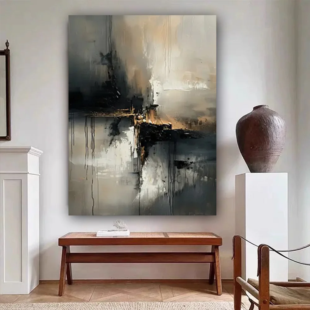 

100% hand drawn abstract oil painting original wall painting home living room decoration paint interior aesthetics