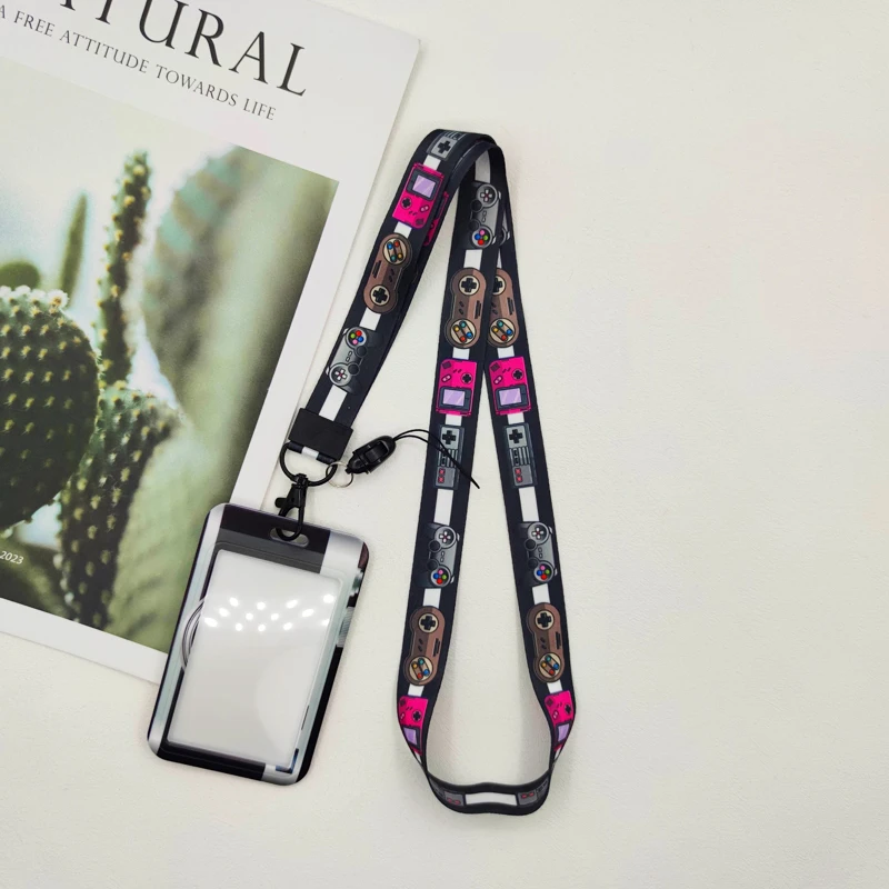 Leuke TV Camara Patroon Lanyard Kaarthouder Nekkoord Sleutel ID-kaartriemen Badgehouder DIY Hangende touwaccessoires Klein cadeau