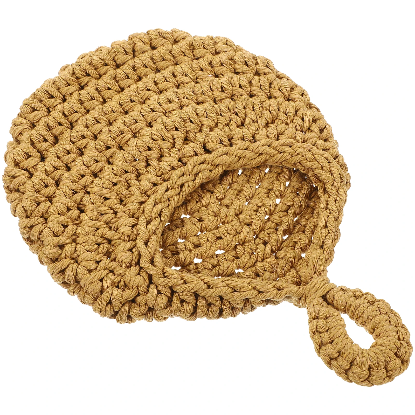 

Rope For Organizer Weaving Large Capacity Wall-Mounted Cotton Kitchen Hanging Fruit Container Woven Craft Kitchen Storage Cotton