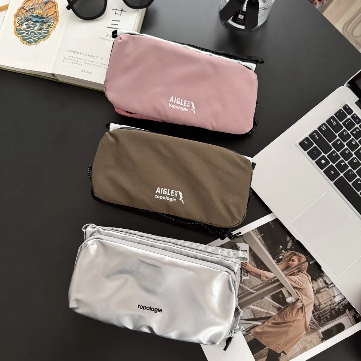 

New Luxury Bags Top Joint Waterproof Light Kettle Bag 3 Colors with Woven Rope Crossbody Bag