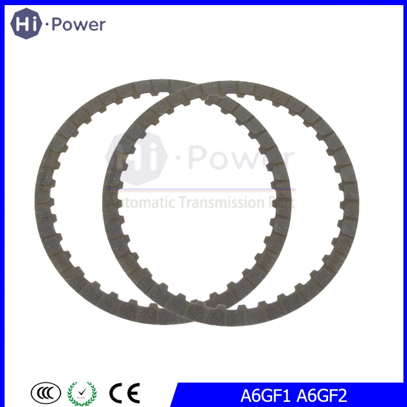 2PCS Transmission Friction Plate OVERDRIVE A6GF1 A6GF2 267708-170BS For HYUNDAI Gearbox Disc Kit 36T*152.5*1.7mm