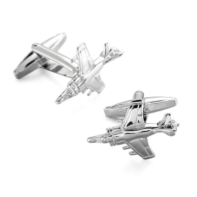 Men\'s French shirt cufflinks copper material for bicycles motorcycles racing boats airplanes Fashion brand French cuffs buttons