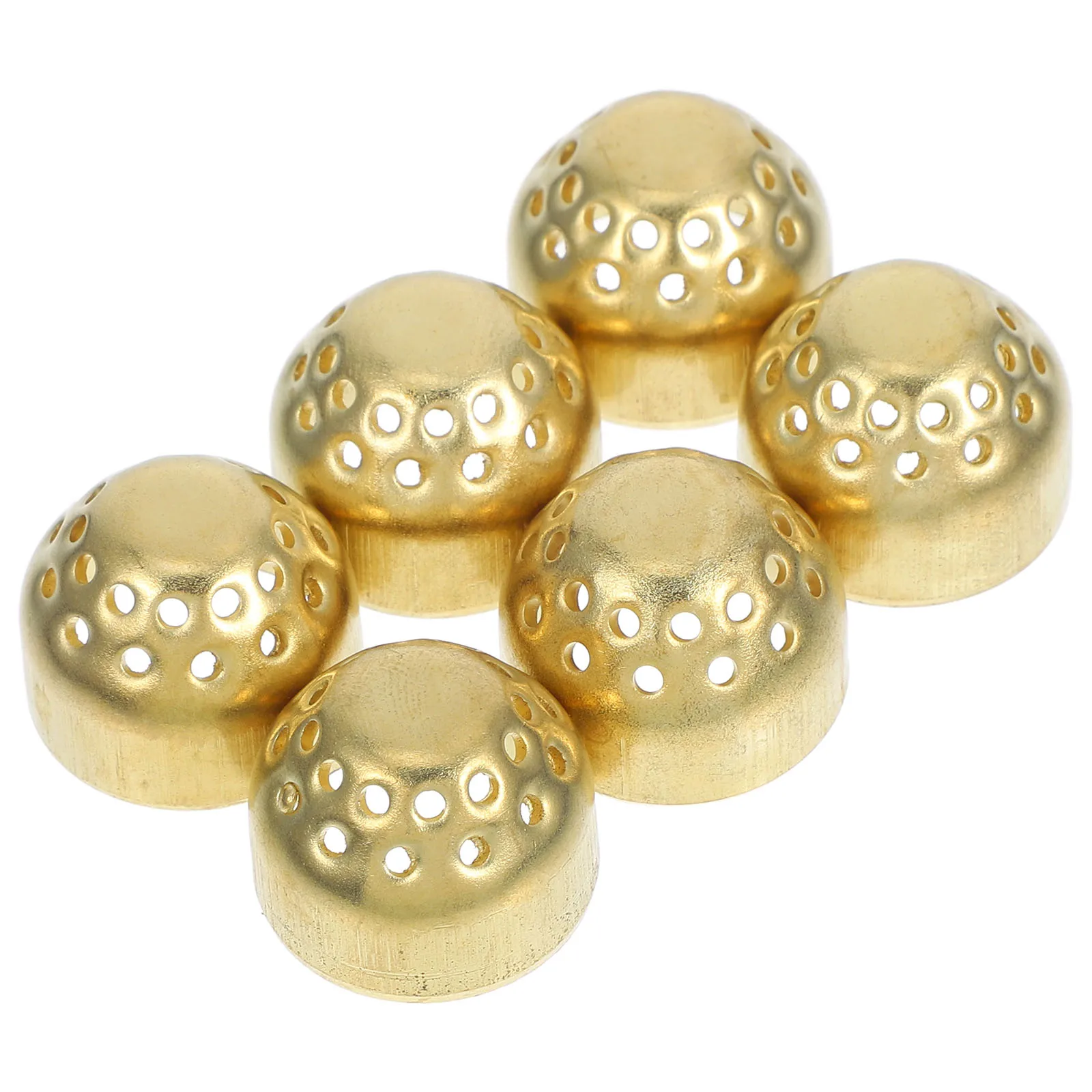 

6 pcs Copper Alloy Gas Stove Flame Tongues Durable Flame Distributor Replacement Parts For Gas Burners Even Fire Distribution