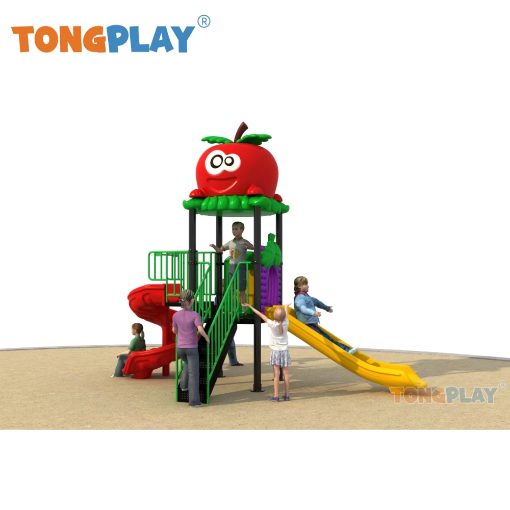 Kids Outdoor Play Equipment Children's Combined Kids Fun Outdoor Playground Plastic Large Slide