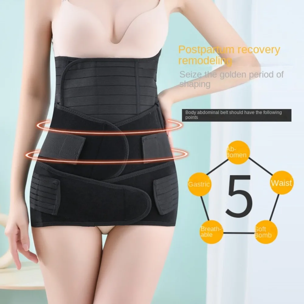 3pcs Breathable Postpartum Belly Belt Postpartum Corset Postpartum Belly Band Puerperal Washable Pelvic Repair Belt