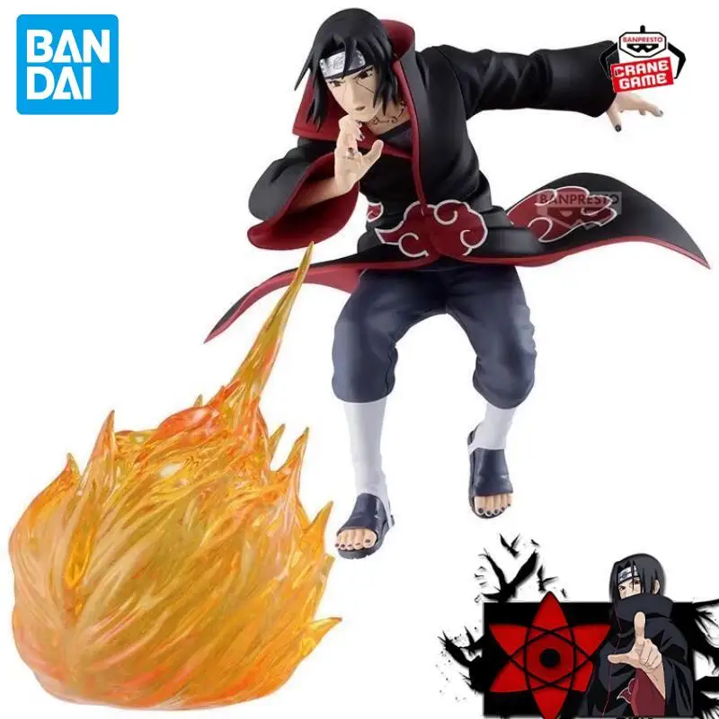 

В наличии Bandai оригинальный Наруто Учиха Итачи аниме фигурка экшн-модель мультяшная кукла настольные игрушки Декор украшения праздничные подарки