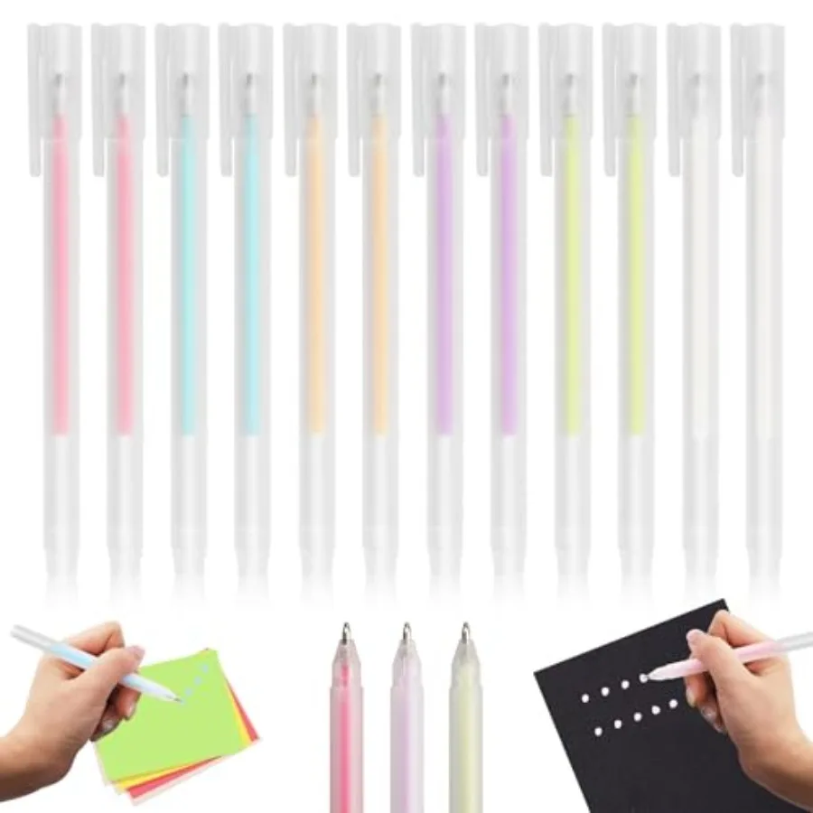 

Glue Pen 12PCS Glue Pens Quick Drying Color Spot Glue Pen Easy Precise Control Fine Tip Glue Pens for Crafting Beautiful Crafts