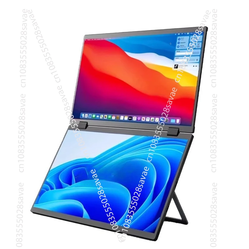 15.6-Inch 2.5K Ultra-clear Dual-screen Portable Monitor 360 Flip Can Be Wall-mounted Computer External Portable Screen