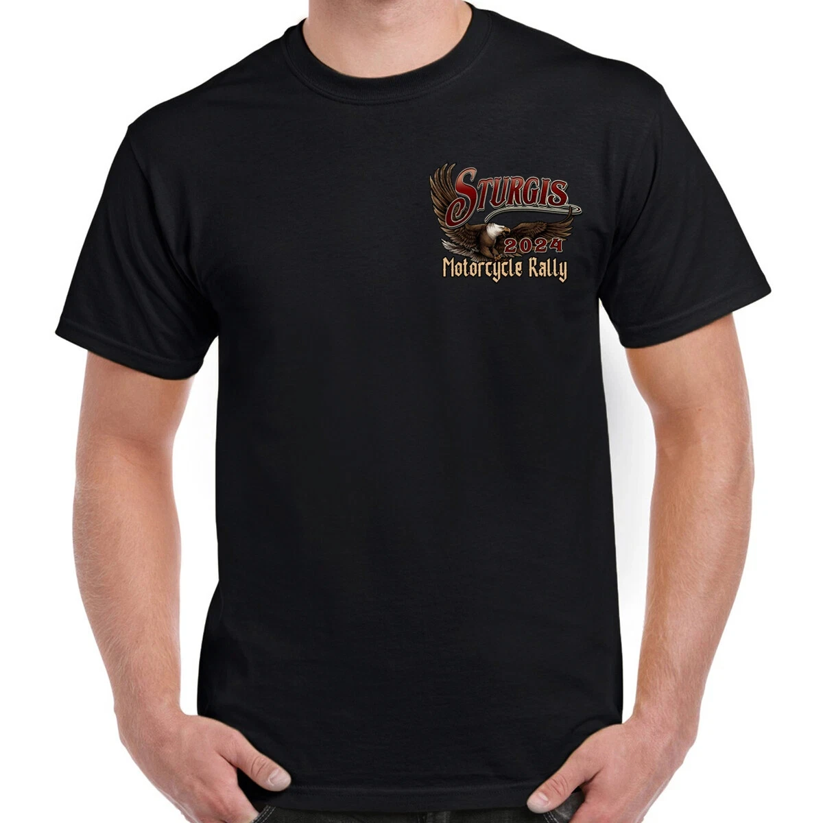 2024 Sturgis Motorcycle Rally Legendary Main Street T-Shirt Graphic Printing High-end Luxury Unisex Style Both of Men and Women