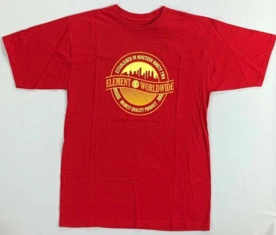 Rare Men's Elem 2026 Ent Regular Fit Cotton T-Shirt Graphic Printing High-end Luxury Unisex Style Both of Men and Women