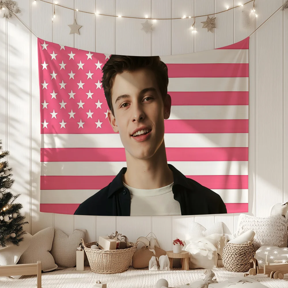 Singer Shawn Mendes flag Decorative Banners Suitable For Outdoor Camping Family Parties And Garden Walls Gift